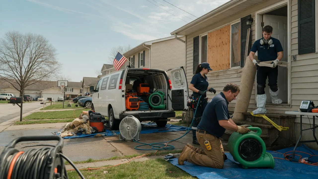 Water Damage Restoration in East Moline, IL near me